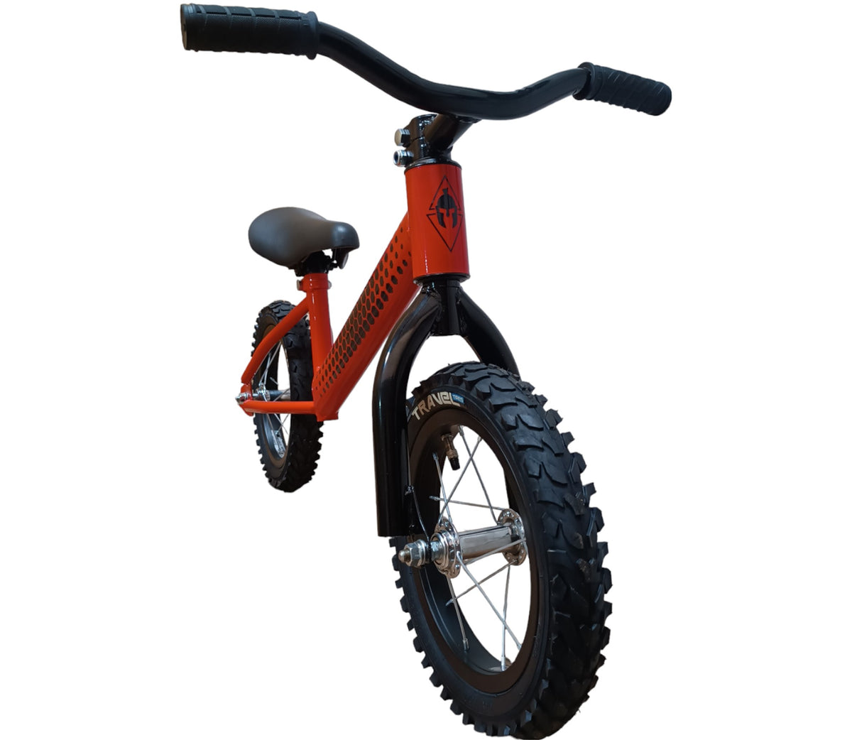 Bicicleta De Iniciación Rojo Korintio Con Diseño