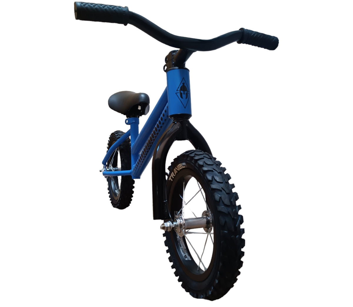 Bicicleta De Iniciación Azul Korintio Con Diseño