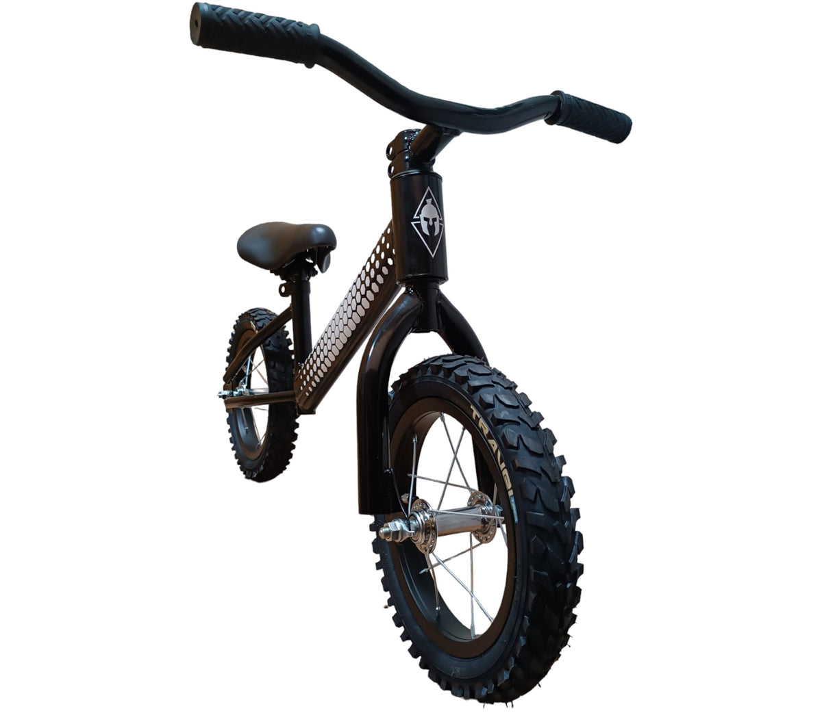 Bicicleta De Iniciación Negro Korintio Con Diseño