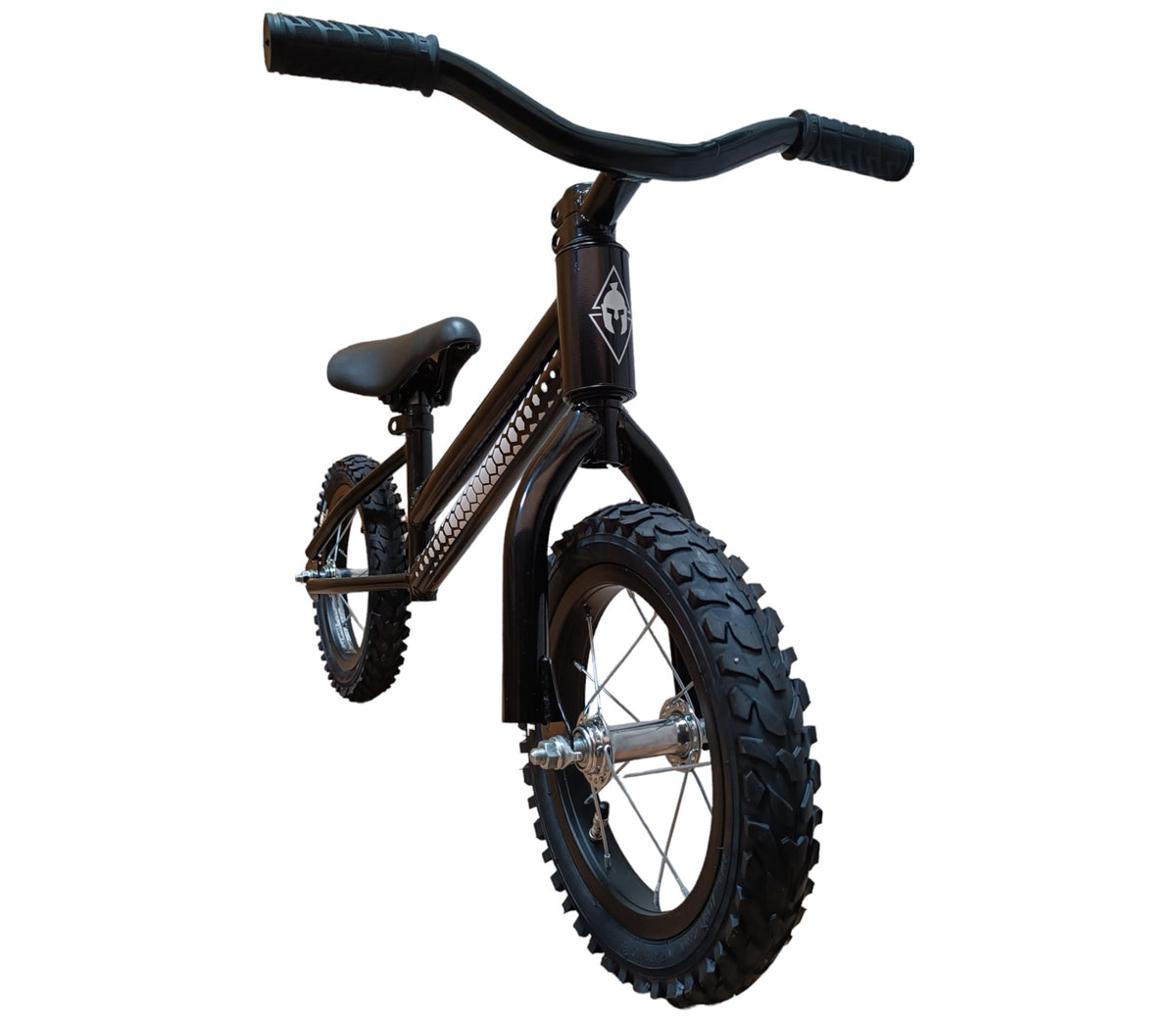Bicicleta De Iniciación Negro Korintio Con Diseño