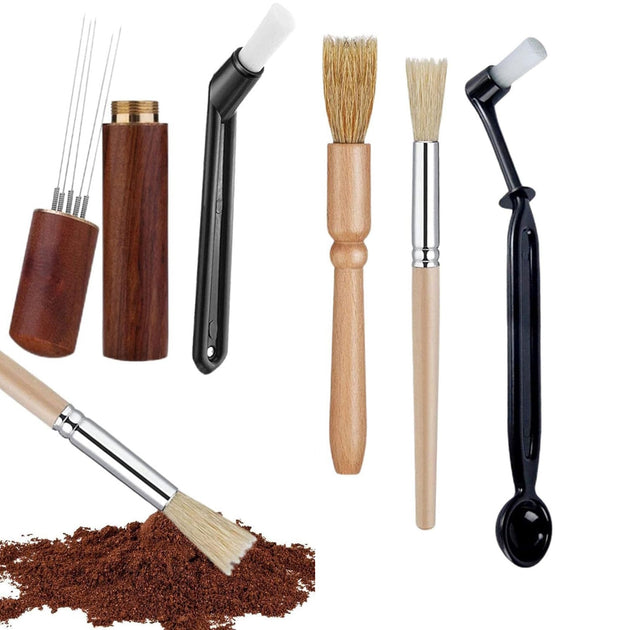 Juego de cepillos de lipieza para olinillo de café, kit de lipieza