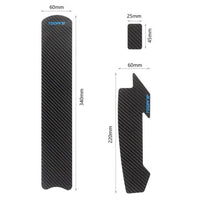 Cargar imagen en el visor de la galería, Protector Marco Bicicleta Adhesivo Kit Tipo Carbono

