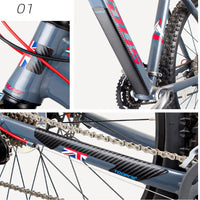 Cargar imagen en el visor de la galería, Protector Marco Bicicleta Adhesivo Kit Tipo Carbono

