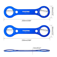 Cargar imagen en el visor de la galería, Llave Eje Pedalier (44mm - 16 Muescas) Y (46mm - 24 Muescas)
