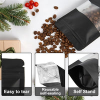 Cargar imagen en el visor de la galería, Bolsa para muestra de café con cremallera y ventana x 50 Unidades
