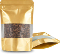 Cargar imagen en el visor de la galería, Bolsa para muestra de café con cremallera y ventana x 50 Unidades
