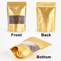 Cargar imagen en el visor de la galería, Bolsa para muestra de café con cremallera y ventana x 50 Unidades
