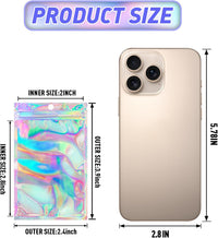 Cargar imagen en el visor de la galería, Bolsas Ziplock Herméticas Holográficas  x100 Unidades
