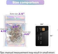 Cargar imagen en el visor de la galería, Bolsas Ziplock Herméticas Holográficas  x100 Unidades
