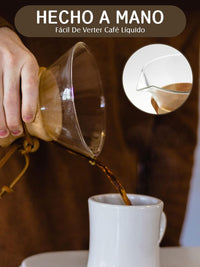 Cargar imagen en el visor de la galería, Cafetera Chemex Vidrio de Borosilicato con Filtro de Acero
