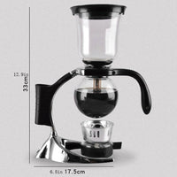 Cargar imagen en el visor de la galería, Cafetera Sifón Japonés Media Luna Método Vacío con mechero
