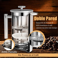 Cargar imagen en el visor de la galería, Prensa Francesa Café en Acero Inoxidable
