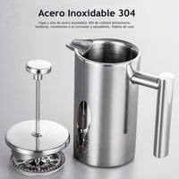 Cargar imagen en el visor de la galería, Prensa Francesa Café en Acero Inoxidable
