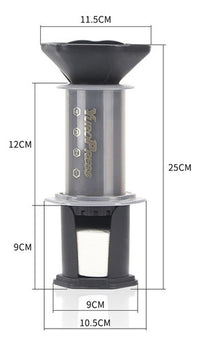 Cargar imagen en el visor de la galería, Preparador de café Método Aeropress Espresso con 400 Filtros
