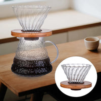 Cargar imagen en el visor de la galería, Cono V60 Vidrio para Café 4 Tazas Método Goteo + Cuchara + 40 Filtros
