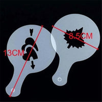 Cargar imagen en el visor de la galería, Plantillas Decorativas Para Capuchinos 16 Motivos Divertidos
