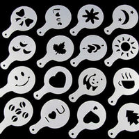 Cargar imagen en el visor de la galería, Plantillas Decorativas Para Capuchinos 16 Motivos Divertidos
