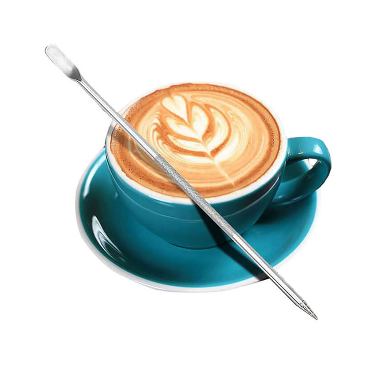 Lápiz Barista Arte Latte Café Espresso Acero Inoxidable