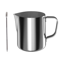 Cargar imagen en el visor de la galería, Jarra Barismo Café Latte Espumadora Acero + pluma arte
