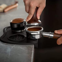 Cargar imagen en el visor de la galería, Tapete Base Tamper Silicona Café Espreso Barista Antidesliza
