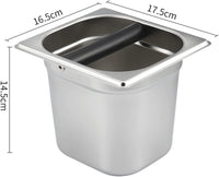Cargar imagen en el visor de la galería, Azafate Caja De Golpe Residuos Café - Acero Inoxidable Fino
