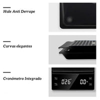 Cargar imagen en el visor de la galería, Balanza Pesa Digital Cocina Temporizador Medición 0,1 g-3 kg
