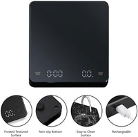 Cargar imagen en el visor de la galería, Pesa Balanza Digital Cocina Temporizador Medición 0,1 g-3 kg
