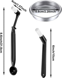 Cargar imagen en el visor de la galería, Kit Cepillos Limpieza Maquina Espresso Café Cerdas Nylon
