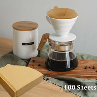 Cargar imagen en el visor de la galería, Filtro Cafetera V60 Dripper N01 X 100 Unidades Color Natural
