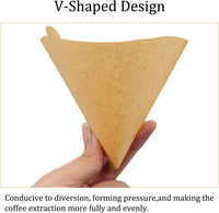 Cargar imagen en el visor de la galería, Filtro Cafetera V60 Dripper N01 X 100 Unidades Color Natural
