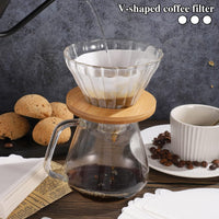 Cargar imagen en el visor de la galería, Filtro Cafetera V60 Dripper N02 X 100 Unidades Color Blanco
