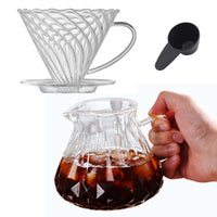 Cargar imagen en el visor de la galería, Kit Cafetero. Método V60 + Server + Jarra Cuello Cisne + Molino Manual + 250 Gr Café + 100 Filtros
