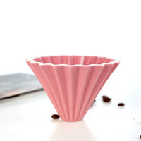 Cargar imagen en el visor de la galería, V60 Método Goteo Café 2 a 4 Tazas En Cerámica Tipo Origami

