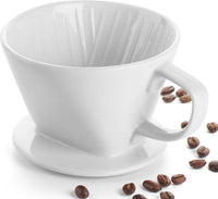 Cargar imagen en el visor de la galería, Café Método V60 Cerámico 2 a 4 Tazas Goteo Rectangular
