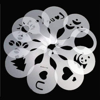 Cargar imagen en el visor de la galería, Plantillas Decorativas Para Capuchinos 16 Motivos Divertidos
