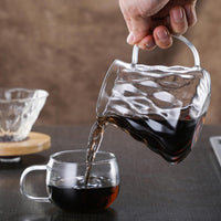 Cargar imagen en el visor de la galería, V60 base de madera más Jarra Servidora 600 ml Vidrio Borosilicato
