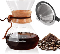 Cargar imagen en el visor de la galería, Kit Cafetero. Método Tipo Chemex 600 ml + Filtro de Acero + Café De Origen 250 Gr

