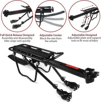 Cargar imagen en el visor de la galería, Parrilla Bicicleta Aluminio Resistente 110 Libras
