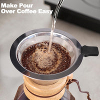 Cargar imagen en el visor de la galería, Kit Cafetero. Método Tipo Chemex 600 ml + Filtro de Acero + Café De Origen 250 Gr
