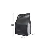 Cargar imagen en el visor de la galería, Bolsa para café con Zipper y válvula x 50 Unidades Negro-Gris
