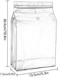 Cargar imagen en el visor de la galería, Bolsa para café con Zipper y válvula x 50 Unidades Negro-Gris
