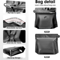 Cargar imagen en el visor de la galería, Bolsa para almacenar café Forma Diamante x 50 Unidades Negro
