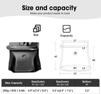 Cargar imagen en el visor de la galería, Bolsa para almacenar café Forma Diamante x 50 Unidades Negro
