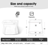 Cargar imagen en el visor de la galería, Bolsa para café Tostado Forma Diamante x 50 Unidades Blanco
