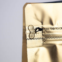 Cargar imagen en el visor de la galería, Bolsa para granos de café con cremallera y válvula x 50 Unidades Dorado
