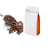 Cargar imagen en el visor de la galería, Bolsa para guardar café Frutos Secos x 50 Unidades Blanco-Naranja
