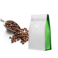 Cargar imagen en el visor de la galería, Bolsa para guardar café Frutos Secos x 50 Unidades Blanco-Verde
