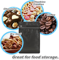 Cargar imagen en el visor de la galería, Bolsas Café Con Válvula Cierre Zipper x 50 Unidades Negro
