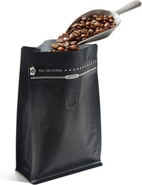 Cargar imagen en el visor de la galería, Bolsas Café Con Válvula Cierre Zipper x 50 Unidades Negro
