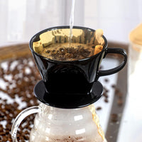 Cargar imagen en el visor de la galería, Café Método V60 Cerámico 2 a 4 Tazas Goteo Rectangular negro
